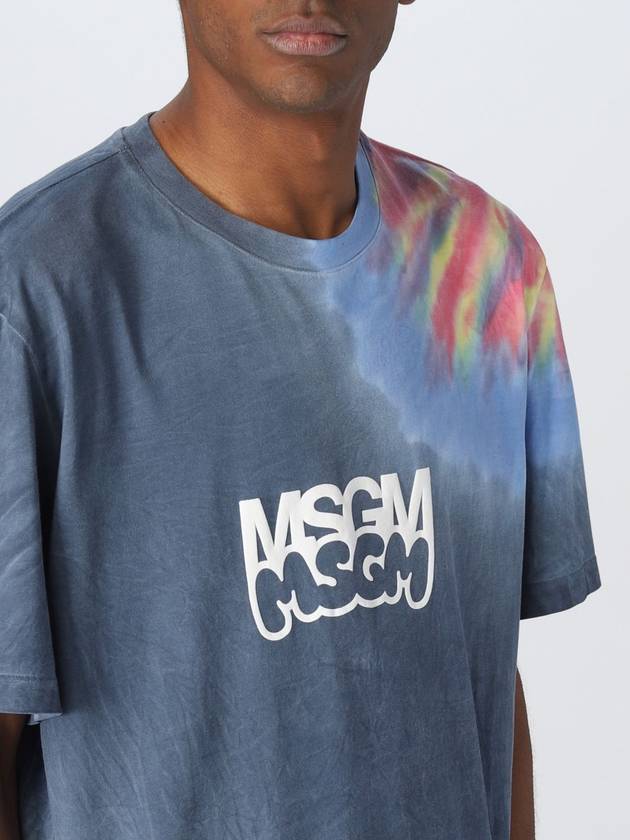 T-shirt Msgm con logo e stampa tie dye - MSGM - BALAAN 5