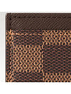 Damier Canvas Card Wallet Brown - LOUIS VUITTON - BALAAN 3