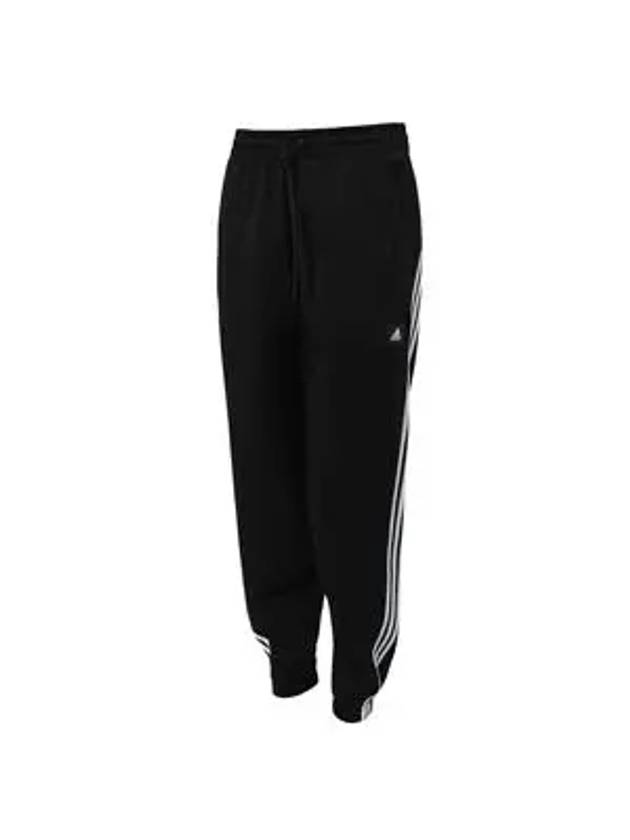 Women's Future Icon 3 Stripes Track Pants Black - ADIDAS - BALAAN 4