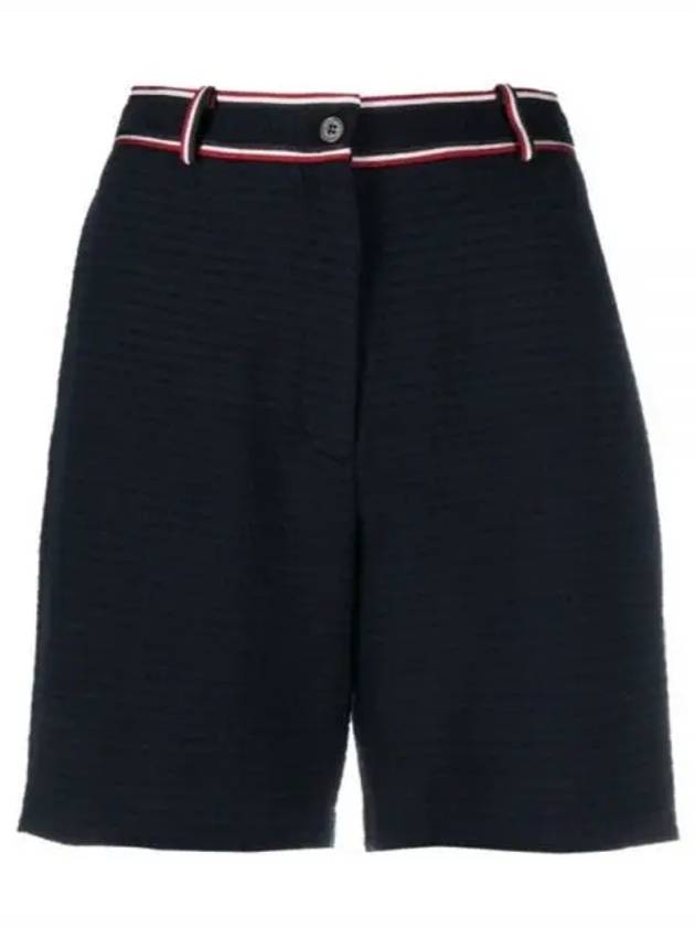 RWB Stripe Trim Shorts Navy - THOM BROWNE - BALAAN 2