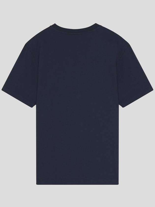 Outdoor Profile Fox Short Sleeve T-Shirt Navy - MAISON KITSUNE - BALAAN 3