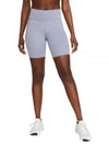 Women's Mid-Rise 7Inch Biker Shorts Grey - NIKE - BALAAN 2