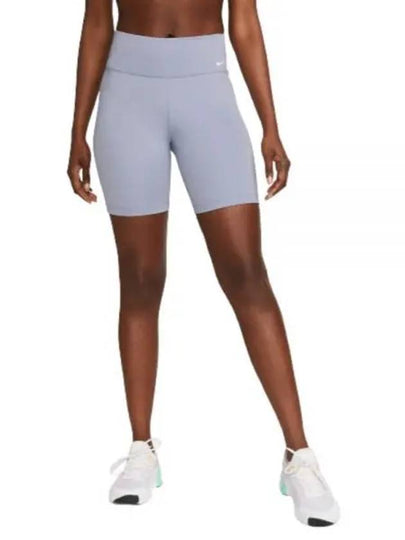 Women's Mid-Rise 7Inch Biker Shorts Grey - NIKE - BALAAN 2