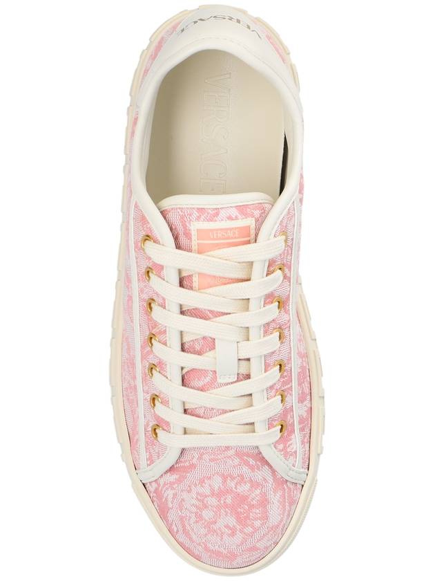 Barocco Greca Jacquard Sneakers 10135681A09449 - VERSACE - BALAAN 7