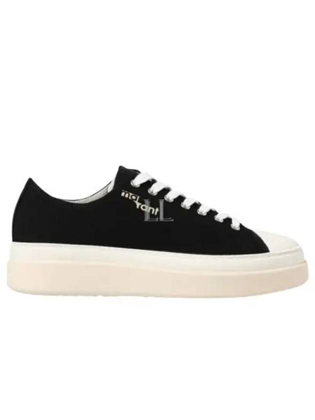 Austin Logo Print Platform Low Top Sneakers Black - ISABEL MARANT - BALAAN 2