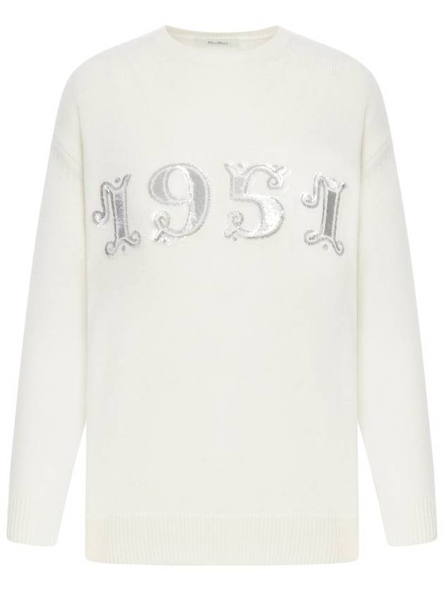 Plata knit top white - MAX MARA - BALAAN 1