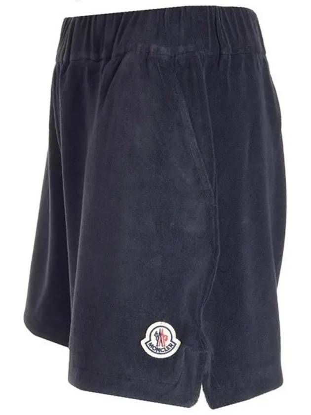 Women's Terrycloth Shorts Navy - MONCLER - BALAAN 6