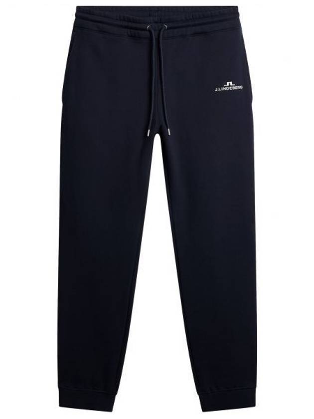 Alpha Logo Print Track Pants Navy - J.LINDEBERG - BALAAN 2