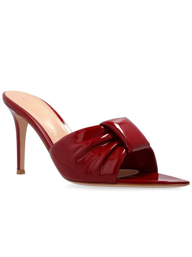 Gianvito Rossi Heeled Mules, Women's, Red - GIANVITO ROSSI - BALAAN 4