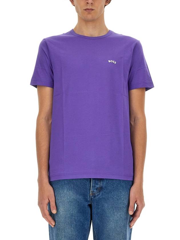 T-SHIRT WITH LOGO - HUGO BOSS - BALAAN 1