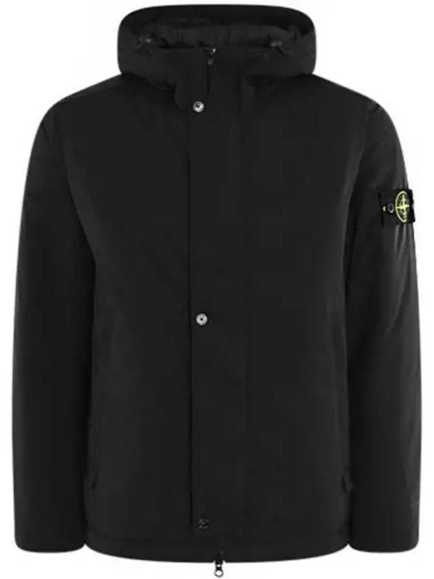 Wappen Patch Micro Twill Free Loft Jumper Black Men s Jacket 271504 - STONE ISLAND - BALAAN 1