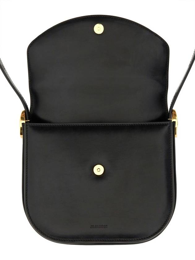 BLACK Padded leather Coin shoulder bag J07WG0055 P6569 001 - JIL SANDER - BALAAN 4