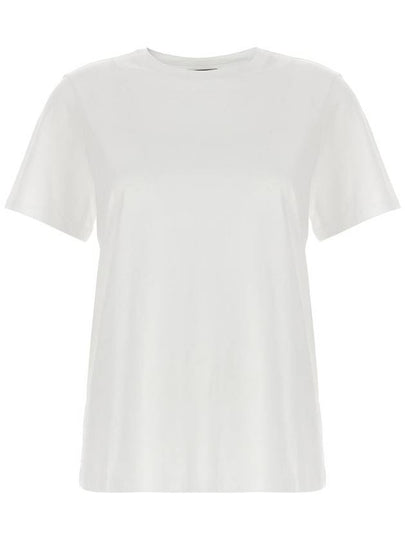 Women's Easy EASY Organic Cotton Short Sleeve T-Shirt White - THEORY - BALAAN 2