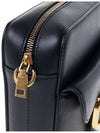 Gold V Logo Cross Bag Black - VALENTINO - BALAAN 10