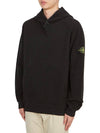 Compass Logo Patch Hoodie Black - STONE ISLAND - BALAAN 3