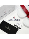 Women's Logo Striped Slippers White - MONCLER - BALAAN.