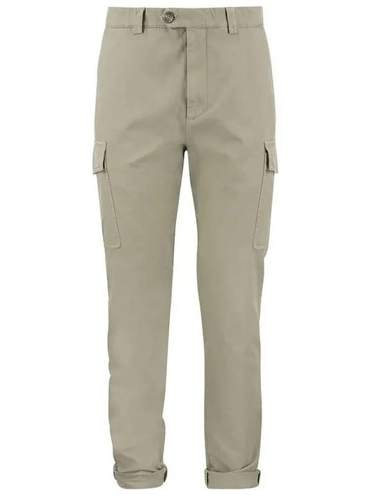 multi-pocket straight pants beige - BRUNELLO CUCINELLI - BALAAN 2