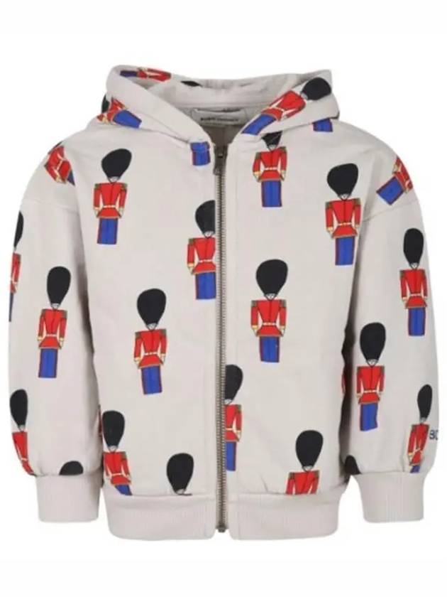 Kids Little Soldier Hooded Jacket Beige - BOBO CHOSES - BALAAN 2