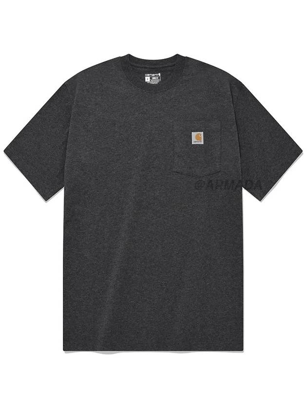 K87 workwear pocket short sleeve t shirt carbon header - CARHARTT - BALAAN 8