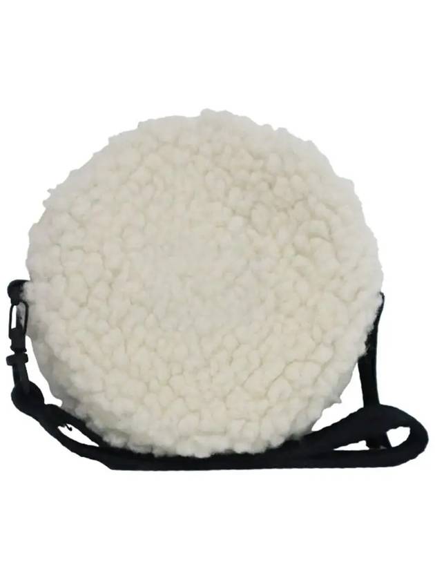 Fleece Round Pouch Cross Bag Cream - OFFGRID - BALAAN 3