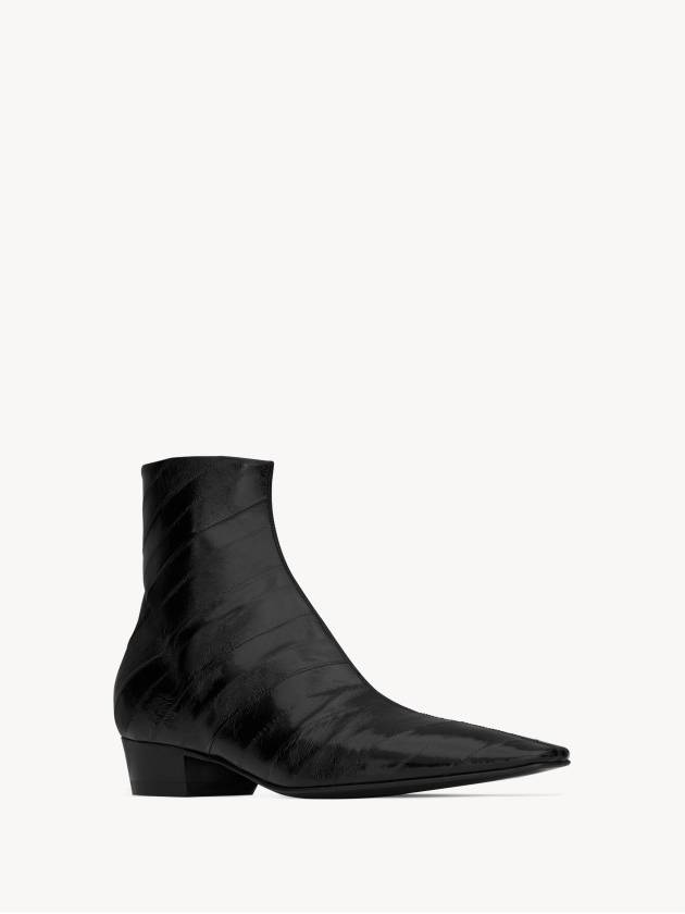 Sun leather paolo boots black 799794 0WX00 1000 - SAINT LAURENT - BALAAN 2