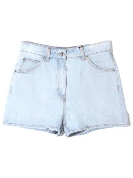 High waist denim shorts women s short pants - MSGM - BALAAN 1