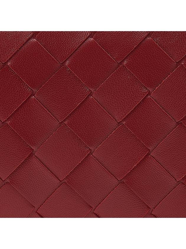 Intrecciato Zipper Small Half Wallet Apple Candy - BOTTEGA VENETA - BALAAN 7