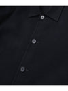 VELOUR BRUSHED WOOL MELTON HAND SEWN BLOUSON DARK NAVY (A22AB02WV) - AURALEE - BALAAN 4