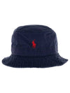 Embroidery Pony Bucket Hat Navy - POLO RALPH LAUREN - BALAAN 1