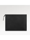 Pochette Voyage Taiga Leather Pouch Bag Black - LOUIS VUITTON - BALAAN 4