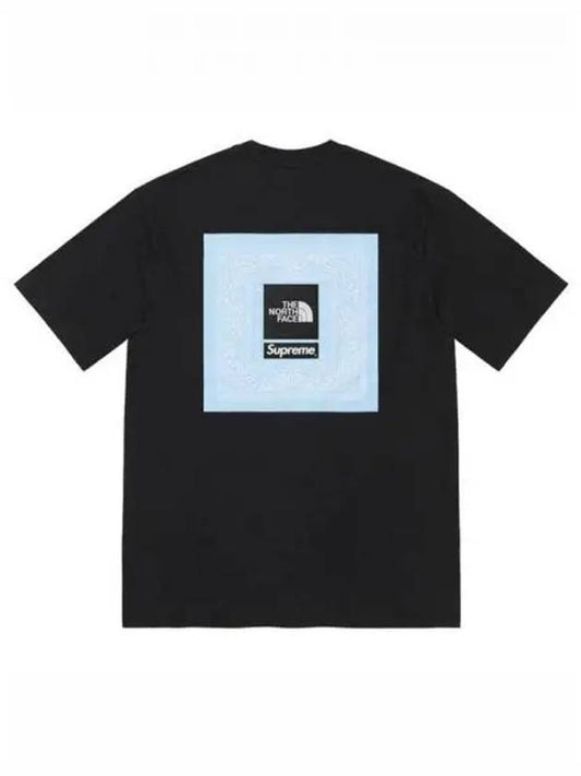 NF0A7WXDJK3 The North Face logo embroidery bandana short sleeve t shirt black men s TEO 270054 - SUPREME - BALAAN 1