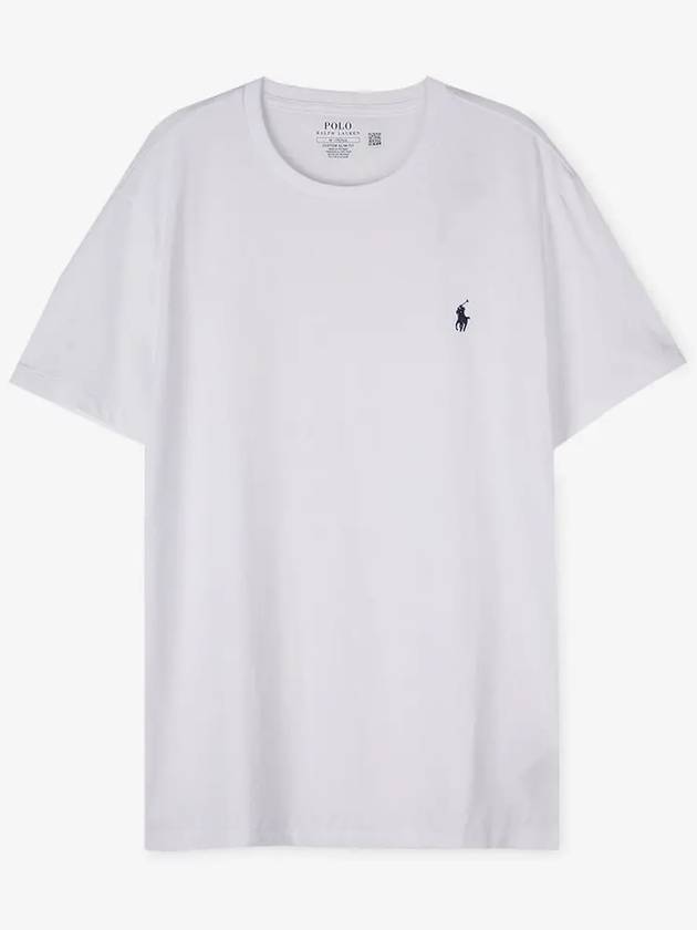 Men's Embroidered Pony Short Sleeve T-Shirt White - POLO RALPH LAUREN - BALAAN 3