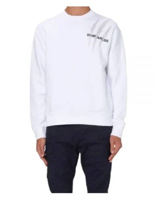 Logo Print Sweatshirt White - DSQUARED2 - BALAAN 2