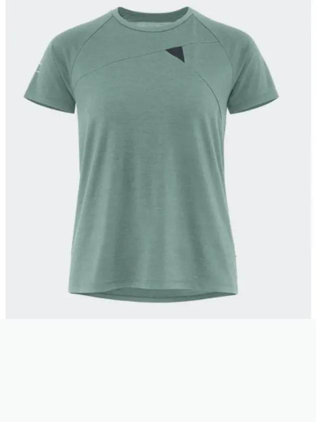 Women's Fafne Short Sleeve T-Shirt Faded Green - KLATTERMUSEN - BALAAN 2