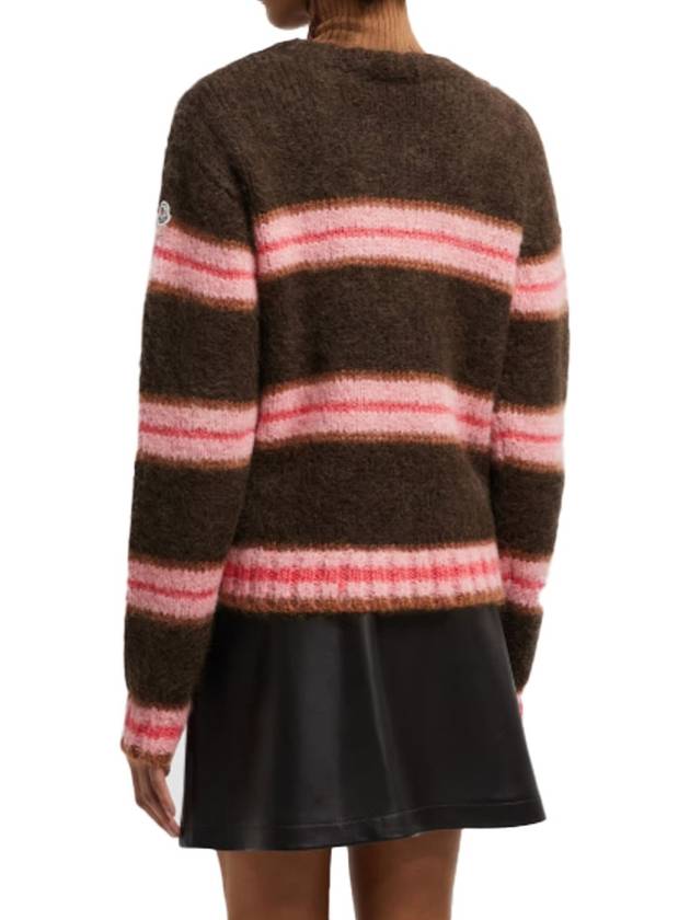 Women s Mohair Crew Neck Knit 9C00009M2306283 - MONCLER - BALAAN 4