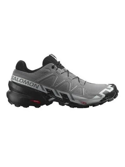 Speedcross 6 Low Top Sneakers Quiet Shade Black Pearl Blue - SALOMON - BALAAN 2