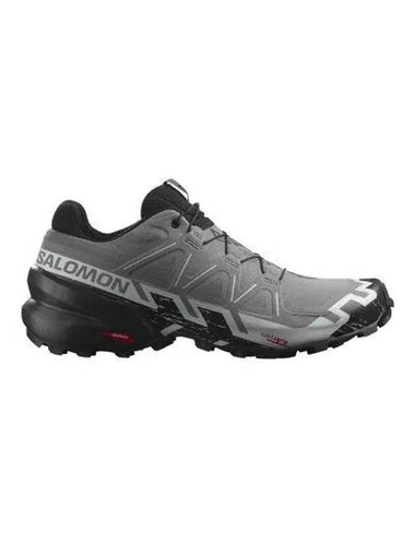 Speedcross 6 Low Top Sneakers Quiet Shade Black Pearl Blue - SALOMON - BALAAN 1