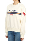 Logo Print Sweatshirt Ecru - A.P.C. - BALAAN 5