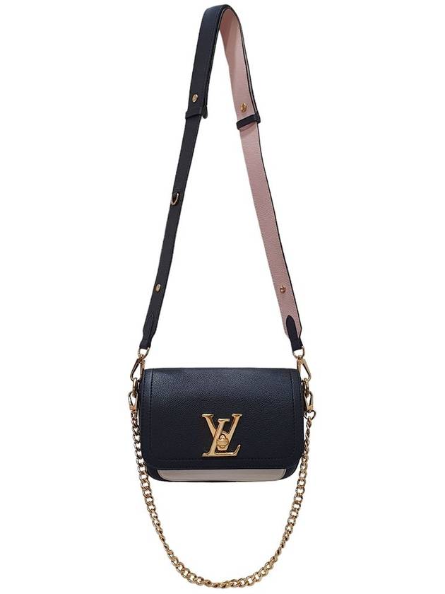 Women s M58557 Black Leather Lock Me Tender Shoulder Bag Cross Built in Chip - LOUIS VUITTON - BALAAN 2