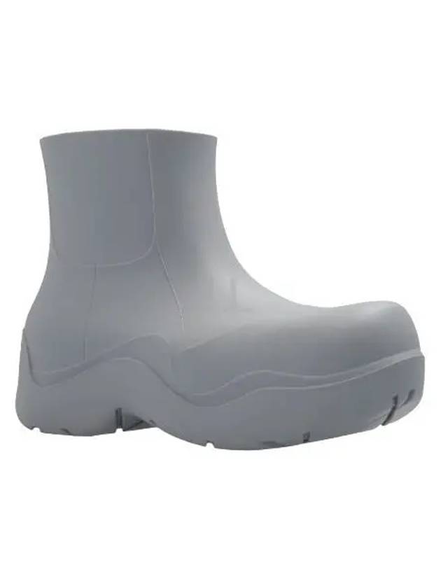 Puddle Rubber Ankle Rain Boots Grey - BOTTEGA VENETA - BALAAN 2