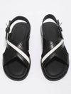 Jamilo Crossover Sandals White Black - BALLY - BALAAN 1