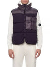 Eco Chrome-R Mixed Down Vest Purple - CP COMPANY - BALAAN 2