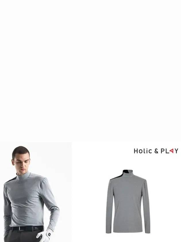 Span Polar Long Sleeve T-Shirt-HB3MTS001MG - HOLIC&PLAY - BALAAN 6