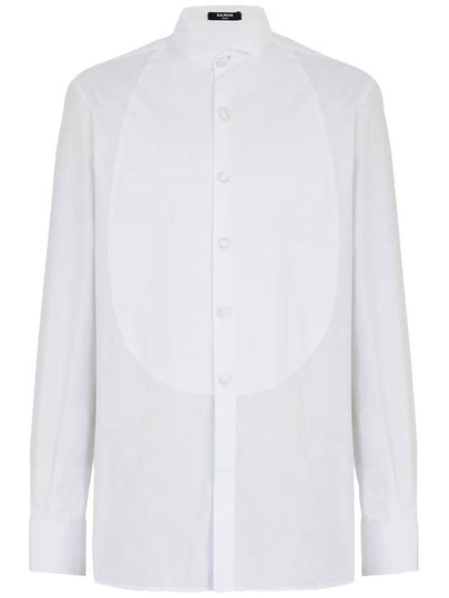 button stretch long sleeve shirt white - BALMAIN - BALAAN 2