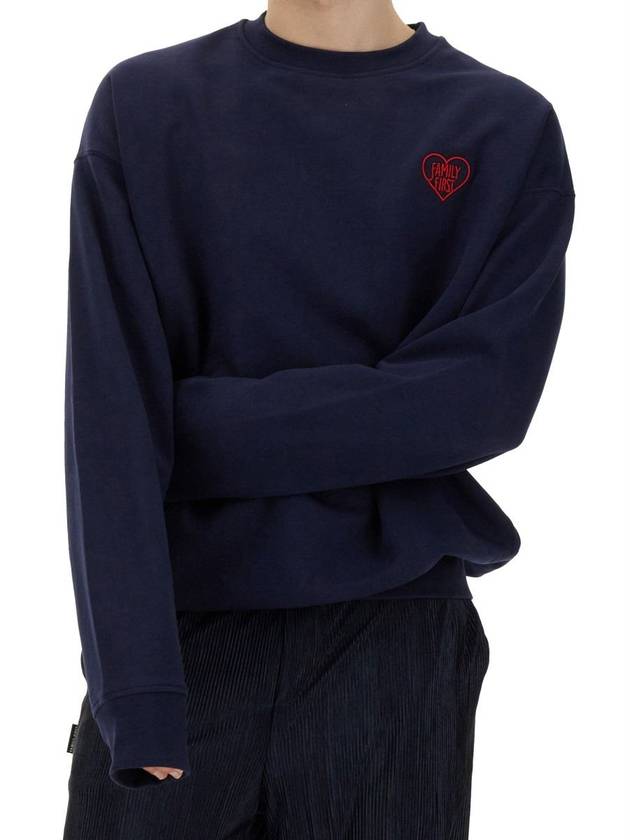 Family First Sweatshirt With Heart Embroidery - FAMILY FIRST - BALAAN 4