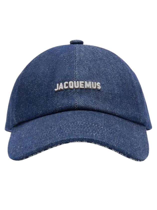 La Casquette Gadjo Base Ball Cap Blue - JACQUEMUS - BALAAN 1