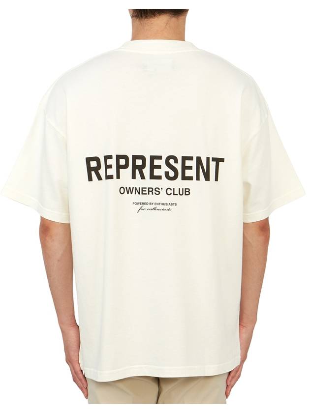 Owners Club Short Sleeve T-Shirt Flat White - REPRESENT - BALAAN 5