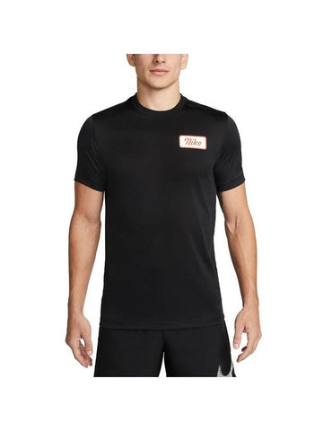 Dri Fit Fitness Short Sleeve T-shirt Black - NIKE - BALAAN 1