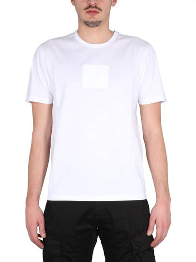 Men's Metropolis Pocket Jersey Short Sleeve T-Shirt White - CP COMPANY - BALAAN 2