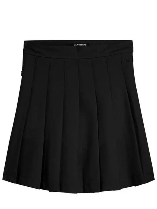 Women's Adina Golf Skirt Skirt Black - J.LINDEBERG - BALAAN 2